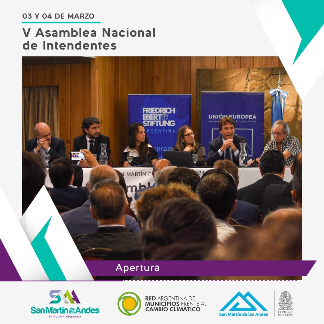 ramcc_ar's tweet photo. ¡Comenzó la V Asamblea Nacional de Intendentes RAMCC!
Durante dos días, líderes de gobiernos locales pertenecientes a la Red, junto a representantes de organismos internacionales, intercambiaran experiencias y proyectarán acciones en favor del clima.
#AsambleaRAMCC https://t.co/jCaH0jEdnr