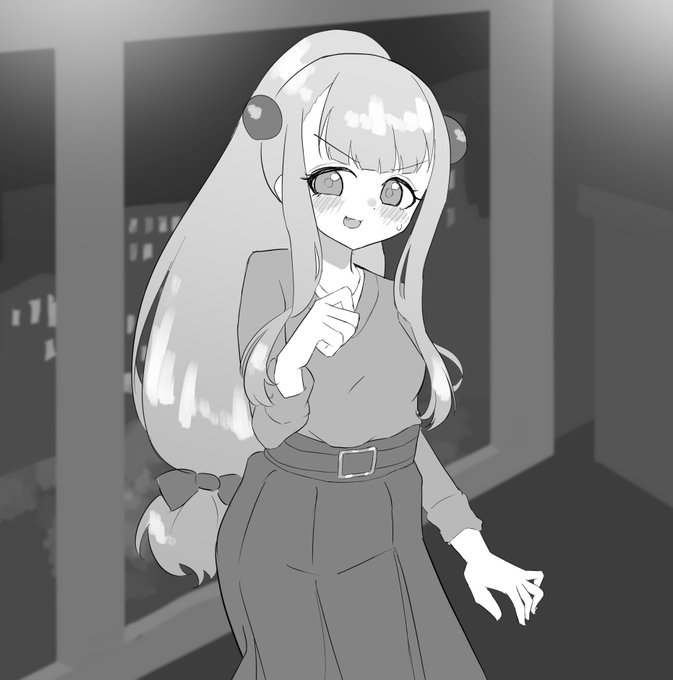 ご主人が誕生日に食事誘ってきたから行ったら、めっちゃ高そうなレストランに連れてこられてそわそわしてるモモぴゅん
のらくがき 