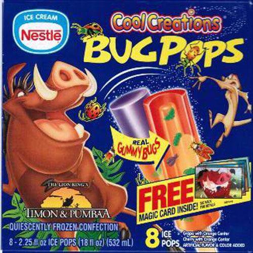 Discontinued Foods! on Twitter "Cool Creations Bug Pops (19951997) A