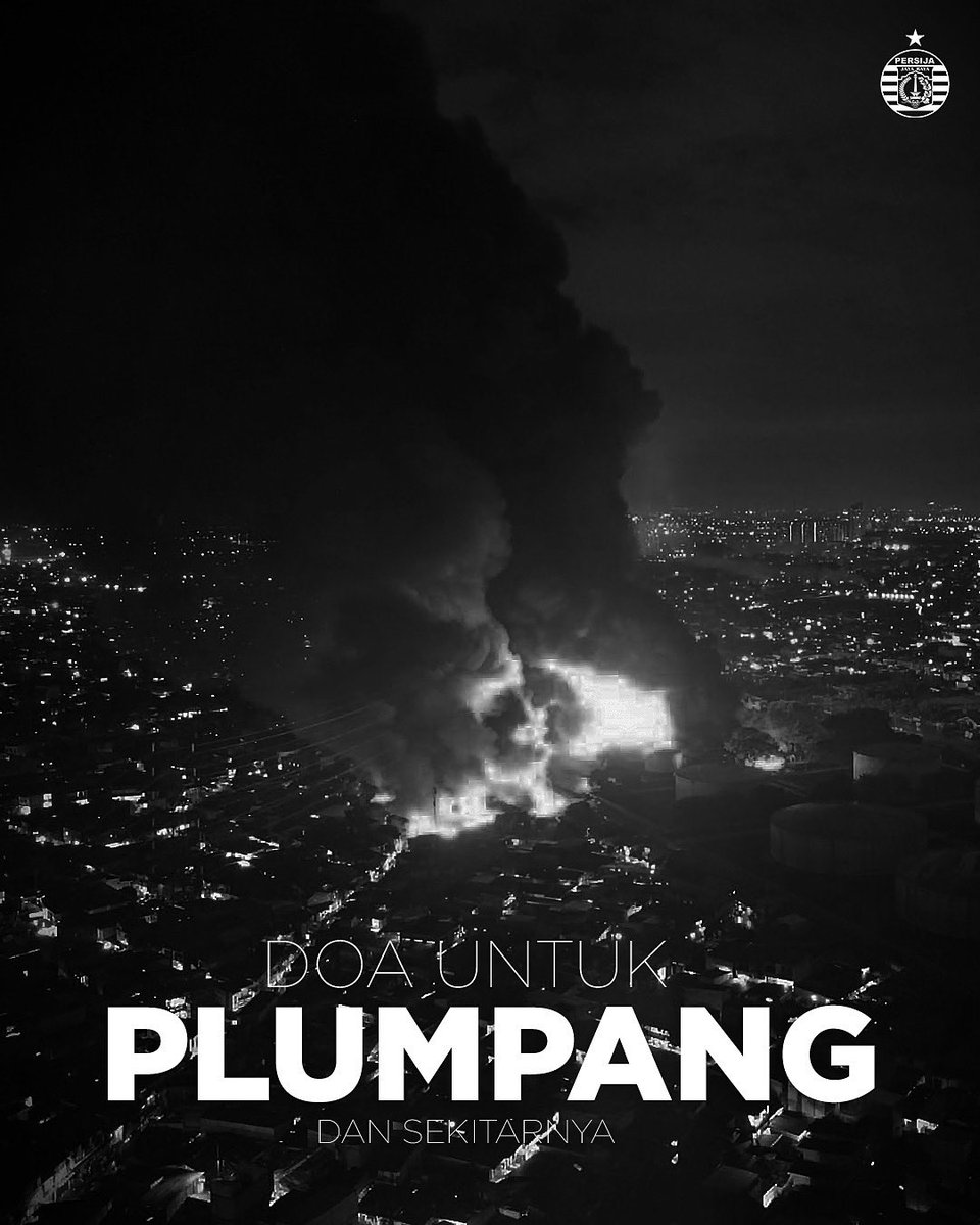 Mari sejenak kita kirimkan doa terbaik untuk saudara kita yang terdampak musibah kebakaran di Plumpang, Jakarta Utara 🤲

Stay safe untuk warga Plumpang dan sekitarnya.

#PrayForPlumpang #PersijaJakarta
