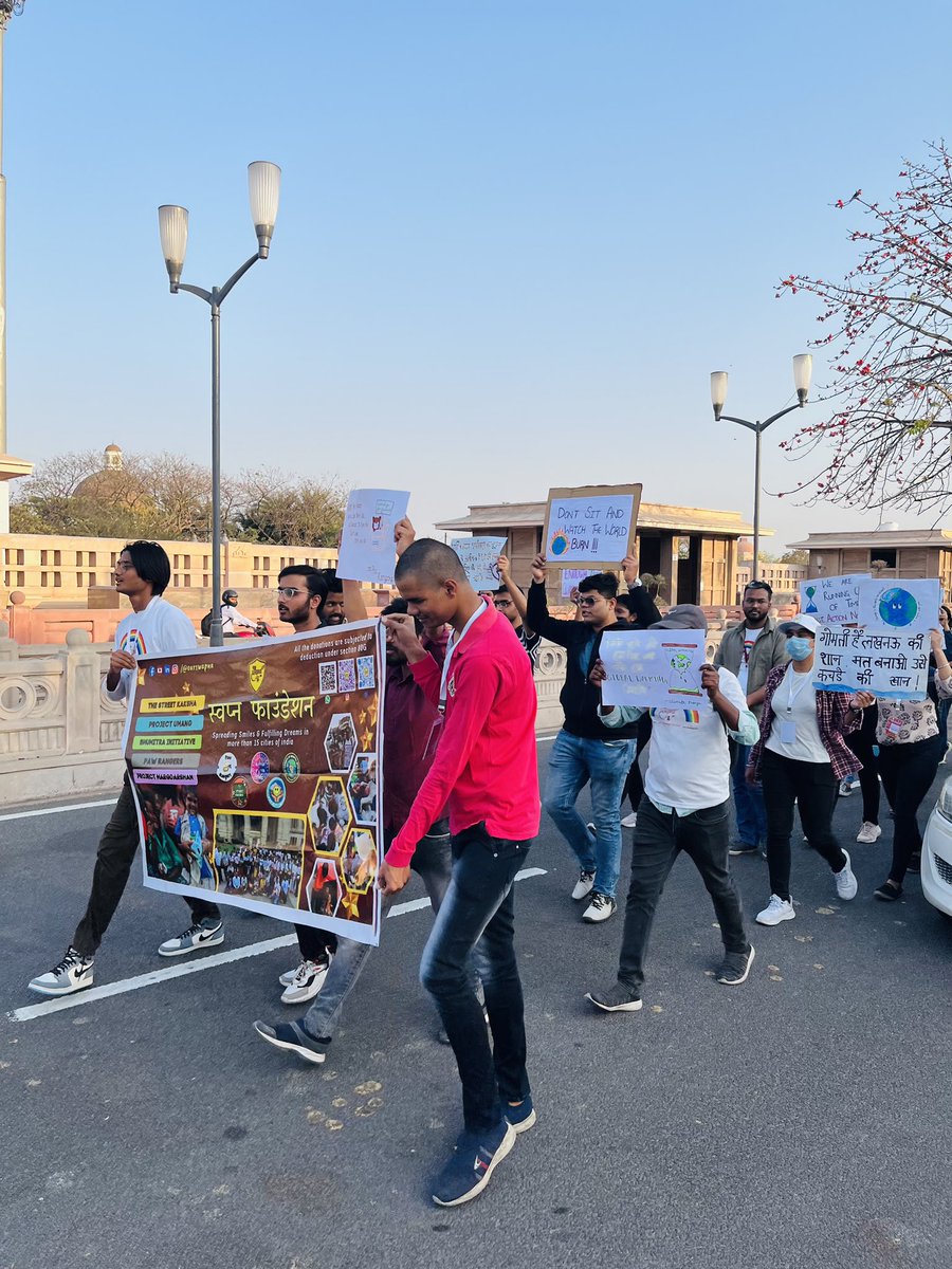 OurSwapna's tweet photo. Global Climate Strike X World Wildlife Day in Lucknow , Uttar Pradesh , India 🇮🇳 https://t.co/d4McZst3PD
