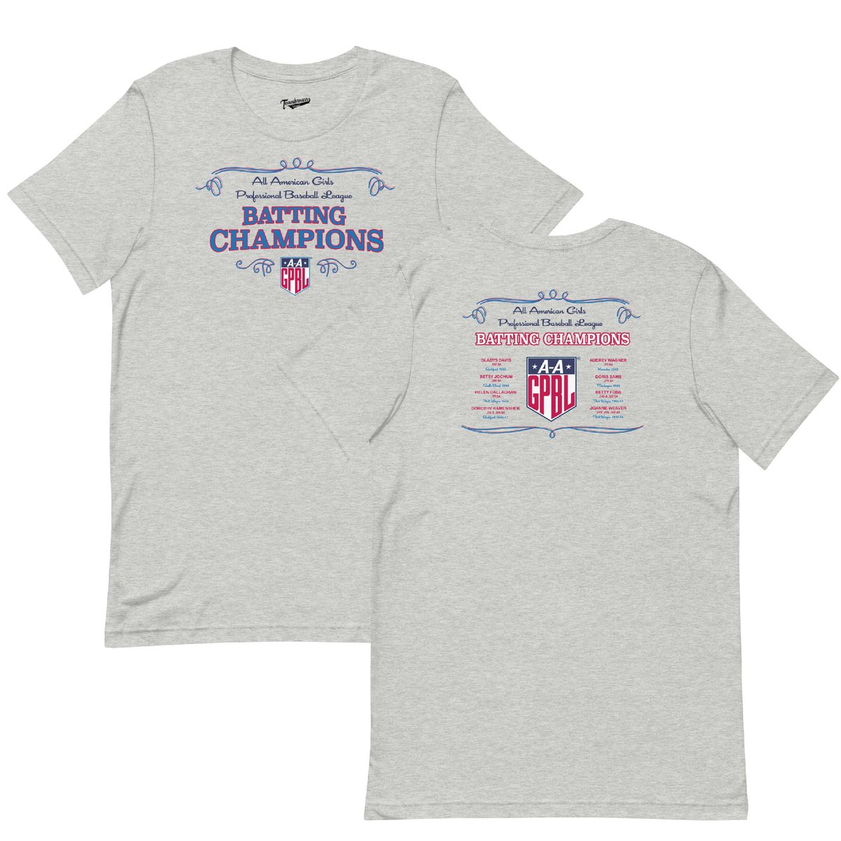 Teambrown Apparel (@teambrwnapparel) on Twitter photo Celebrating #Women everyday, but #WomensHistoryMonth this month! Our
<a href="/AAGPBL/">AAGPBL Official</a> products are on sale, and the introduction of our new products saluting AAGPBL players.
Today - Batting Champs of the AAGPBL
teambrownapparel.com/products/aagpb…
#AAGPBL <a href="/LeagueOnPrime/">A League of Their Own</a> <a href="/ALOTO/">A League of Their Own</a> Celebrating #Women everyday, but #WomensHistoryMonth this month! Our
<a href="/AAGPBL/">AAGPBL Official</a> products are on sale, and the introduction of our new products saluting AAGPBL players.
Today - Batting Champs of the AAGPBL
teambrownapparel.com/products/aagpb…
#AAGPBL <a href="/LeagueOnPrime/">A League of Their Own</a> <a href="/ALOTO/">A League of Their Own</a>