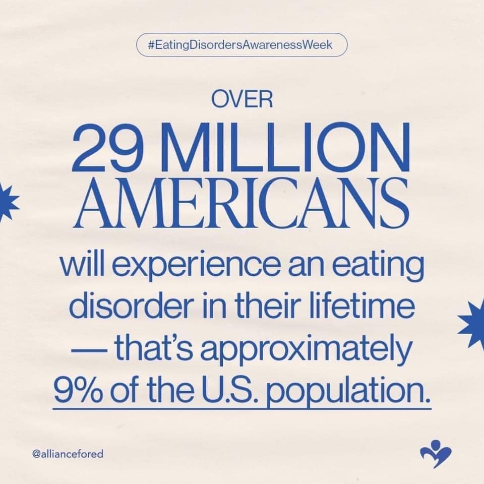 ALMentalHealth's tweet image. An Eating Disorder is a mental illness too. Learn more so you can help the ones you love or yourself. buff.ly/3XCEFgY #mentalhealthmatters #eatingdisorderawarenessweek2023