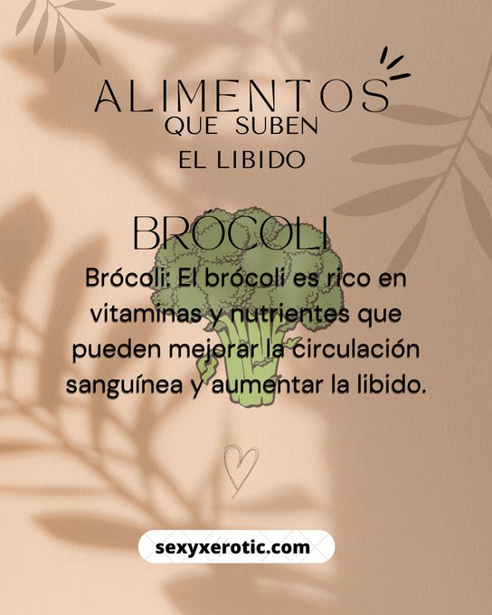 &iquest;Sabias que hay alimentos que te ayudan en las erecciones y en aumentar la libido o el placer sexual<a href="/tag/lifestyle"class="tags"><span>#lifestyle</span></a><a href="/tag/brocoli"class="tags"><span>#brocoli</span></a><a href="/tag/saludable"class="tags"><span>#saludable</span></a><a href="/tag/ecuador"class="tags"><span>#ecuador</span></a><a href="/tag/cuenca"class="tags"><span>#cuenca</span></a>