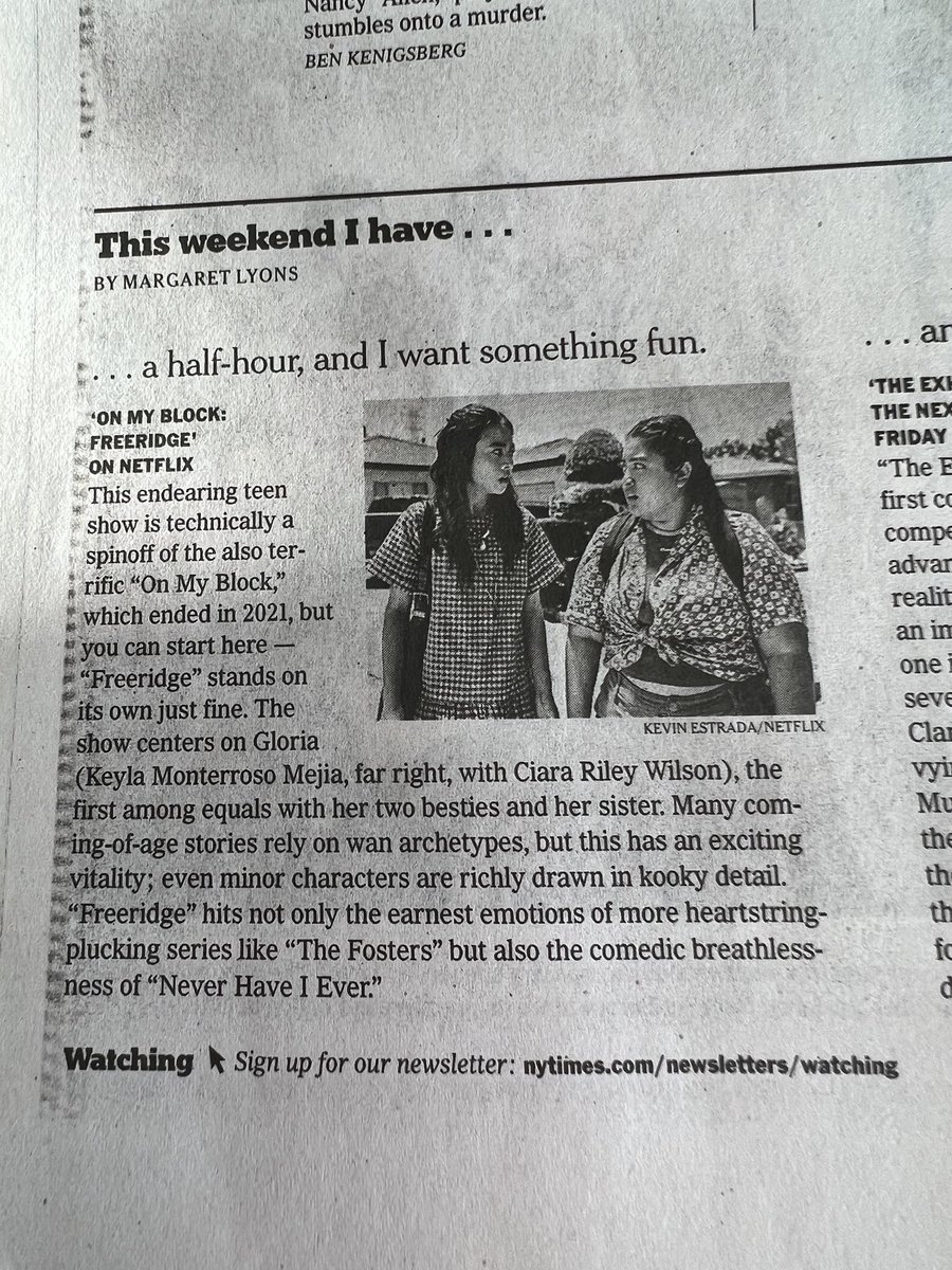 ⁦<a href="/Freeridge/">Freeridge</a>⁩ ⁦<a href="/bryanasalaz/">bryana salaz</a>⁩ ⁦<a href="/netflix/">Netflix</a>⁩ todays NY Times. #freeridge