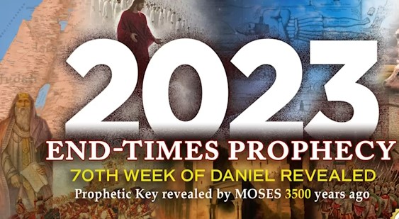 divine_proof's tweet photo. 2023 END-TIMES PROPHECY (70th Week of Daniel Revealed) Watch as CJ Lovik unlocks an end-times mystery with a prophetic key revealed by Moses 3,500 years ago! https://t.co/4x2kiklHld #Atheist #God #Jesus #Prophecy #Timeline #Moses https://t.co/TS5A9ukbBN