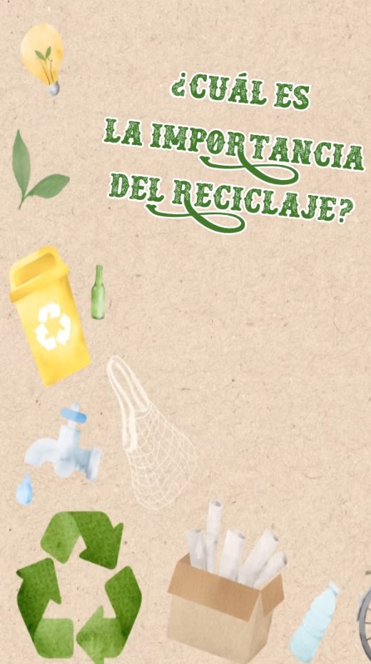 SEGUNDO VIDEO EN NUESTRO CANAL DE TIK TOK
CUAL ES LA IMPORTANCIA DEL RECICLAJE?
Link👇

tiktok.com/@concienciarec…