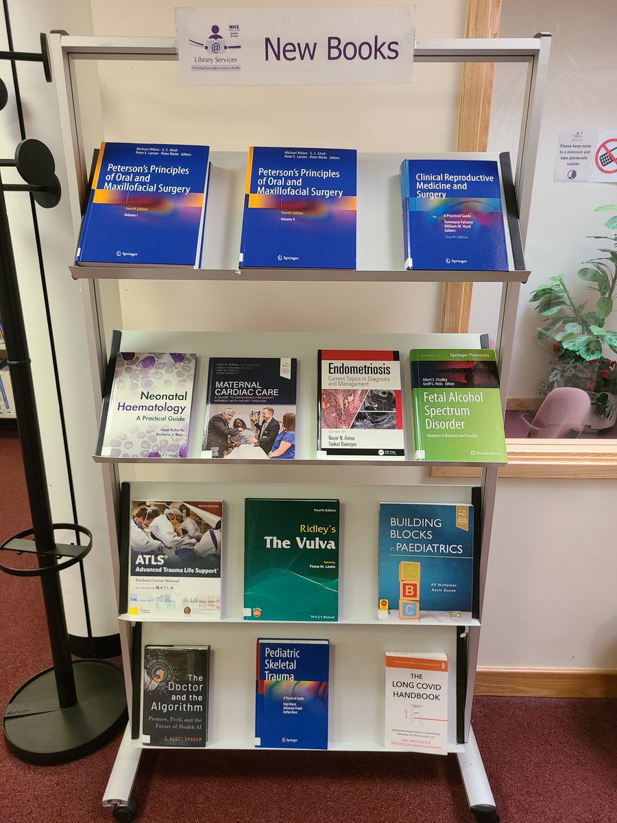 NHSAAALibrary's tweet photo. We're at it again with another selection of new books at Crosshouse library this week. Please come in and check out or new 'Bitesize Leadership' collection as well. E-mail us at library@aapct.scot.nhs.uk for more information on any titles you see.π#NewBookFriday https://t.co/bJj5A9AnlH