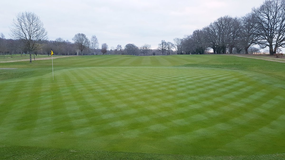 Surfaces behaving really well here at present....lots of investment &amp; good cultural practices completed annually now. The comment being expressed by golfers often now is... "Why you ripping them up in a few weeks, they are great" To make great greens greater is the answer 😃