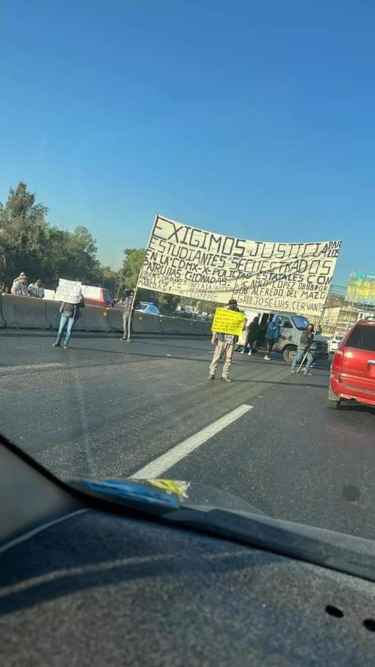 TRANSPORTES TRABAL Informa; Precaución 
México- Pachuca afectada por la circulación por manifestación a la altura el vigilante