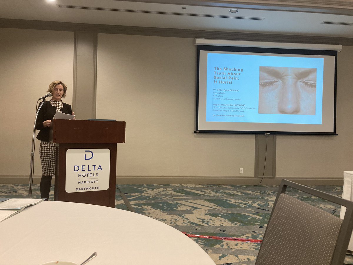 #Virginia_McI and Dr. Gillian Potter speak on “The Shocking Truth about Social Pain: It’s Hurts!