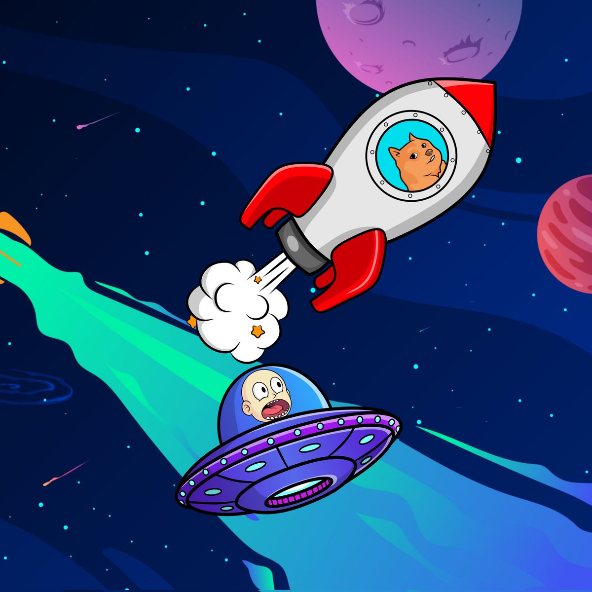 PARTOTOZ_NFT's tweet photo. SPECIAL DROP 🔥🚀🚀
PARTOTOZ X DOGE
Special item for @StielHugh 
Aviable on Opensea
https://t.co/MTFuOBtXrd
Let's follow him ❤️
#NFT #NFTS #NftCollector  #Dogecoin https://t.co/d708dYuaoa