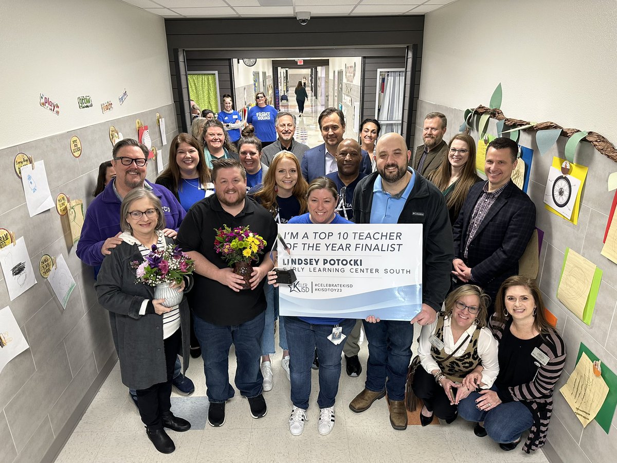 KellerISD's tweet photo. .@ELCSouth_KISD you have a finalist in your midst! Congratulations Lindsey Potocki! #KISDTOY23 https://t.co/lYZJyrpTkH