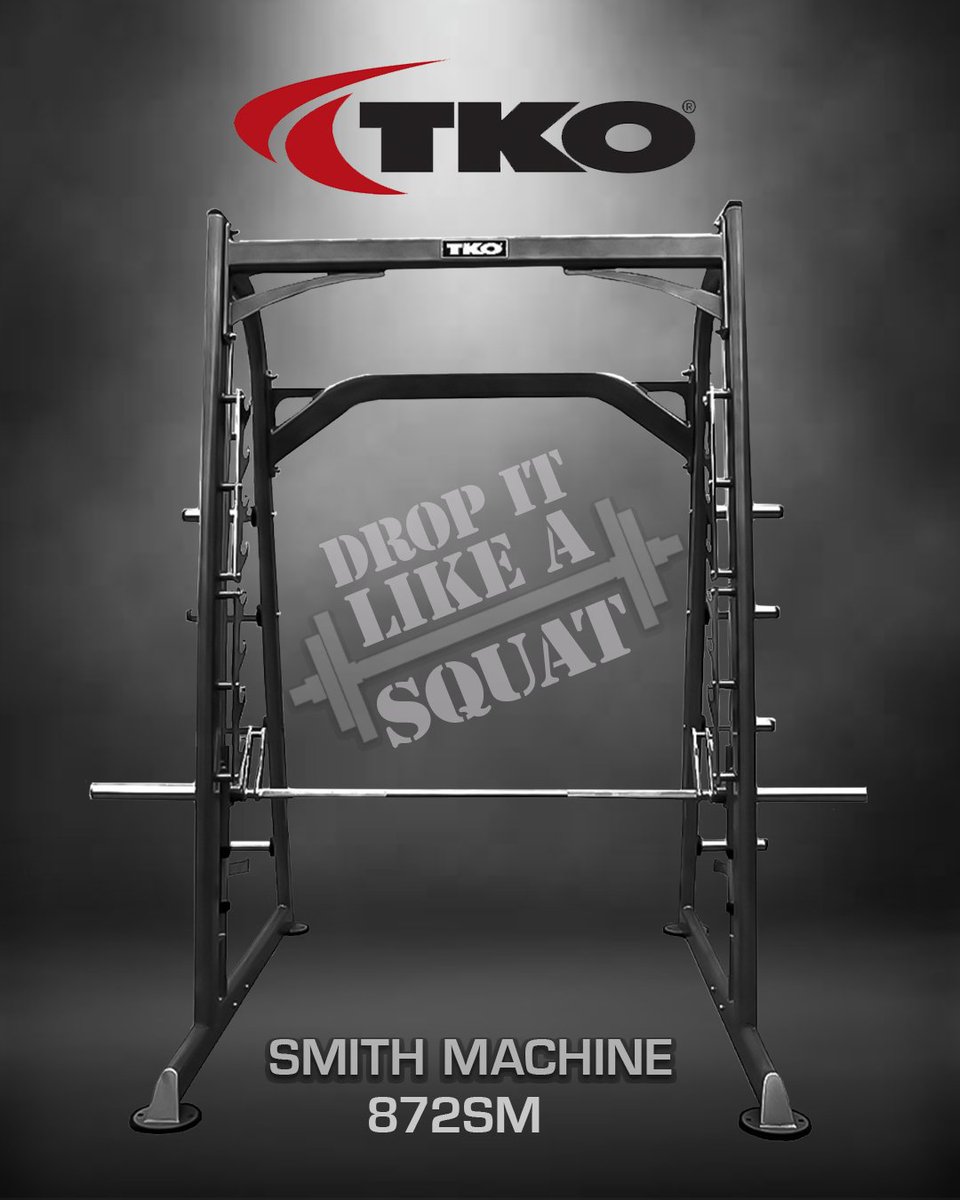 No excuses, just results with the TKO Smith Machine 🔥

 #TKO #SmithMachine #NoExcuses #FitnessResults #TrainLikeABoss