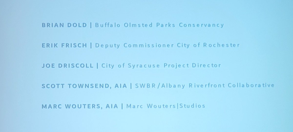 NYS Green Building (@gb_conference) on Twitter photo Freeway Fighters Panel focuses on reconnecting our communities in NYS, introduced by Jamie Fuess from <a href="/SenGillibrand/">Kirsten Gillibrand</a> office, led by Adam Bonosky <a href="/swbrarchitects/">SWBR</a>, featuring presenters from across the state!
#nysgbc2023 #reconnecting
<a href="/sunyesf/">SUNY ESF</a> <a href="/SyracuseCoE/">SyracuseCoE</a> @USGBCNYUpstate Freeway Fighters Panel focuses on reconnecting our communities in NYS, introduced by Jamie Fuess from <a href="/SenGillibrand/">Kirsten Gillibrand</a> office, led by Adam Bonosky <a href="/swbrarchitects/">SWBR</a>, featuring presenters from across the state!
#nysgbc2023 #reconnecting
<a href="/sunyesf/">SUNY ESF</a> <a href="/SyracuseCoE/">SyracuseCoE</a> @USGBCNYUpstate