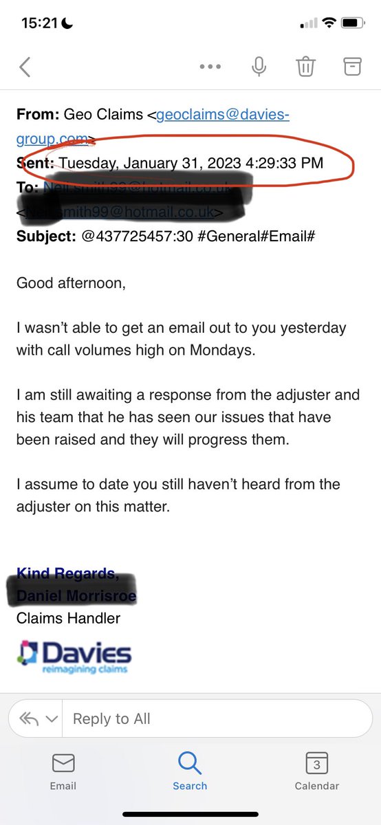neilsmith1968's tweet photo. @Towergate DM sent as requested. Please be aware that after 15 months of calling the helpline and emailing with little response or action we are happy to share further updates here. Latest emails below. I haven’t had the urgent call requested a month ago.  I called again on Monday this week https://t.co/icEA7Otky3