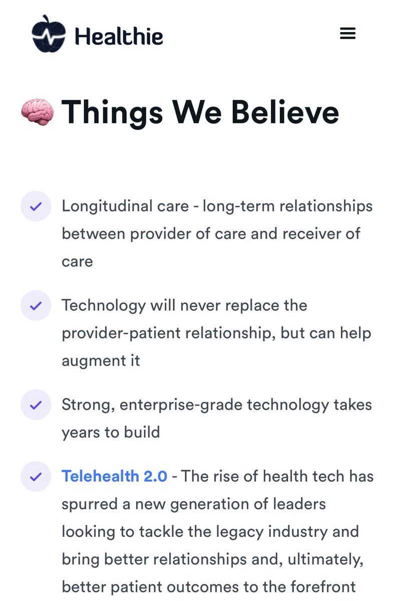Erica Jain (@ericaajain) on Twitter photo Took 7 years, we finally wrote a “who is healthie” post so you could get to know us a bit better.
Like this fun fact: we started the company while in school, it started taking off, so <a href="/klinskyc/">Cavan Klinsky</a> and I didnt go back
Check out the post 👇
bit.ly/3Yb3P6r Took 7 years, we finally wrote a “who is healthie” post so you could get to know us a bit better.
Like this fun fact: we started the company while in school, it started taking off, so <a href="/klinskyc/">Cavan Klinsky</a> and I didnt go back
Check out the post 👇
bit.ly/3Yb3P6r