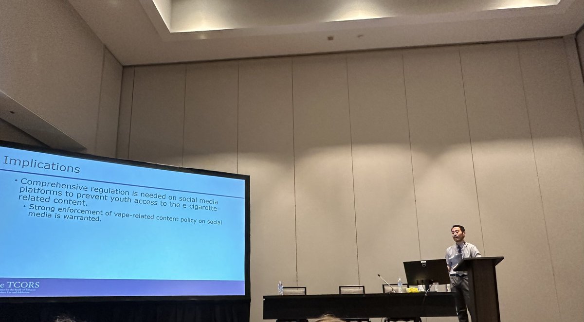 dhiraj murthy (@dhirajmurthy) on Twitter photo Great talk by <a href="/juhan_john/">John Lee, PhD</a> at #SRNT2023 - Identifying e-cigarette content on TikTok: Using BERT Topic Modeling Approach Great talk by <a href="/juhan_john/">John Lee, PhD</a> at #SRNT2023 - Identifying e-cigarette content on TikTok: Using BERT Topic Modeling Approach