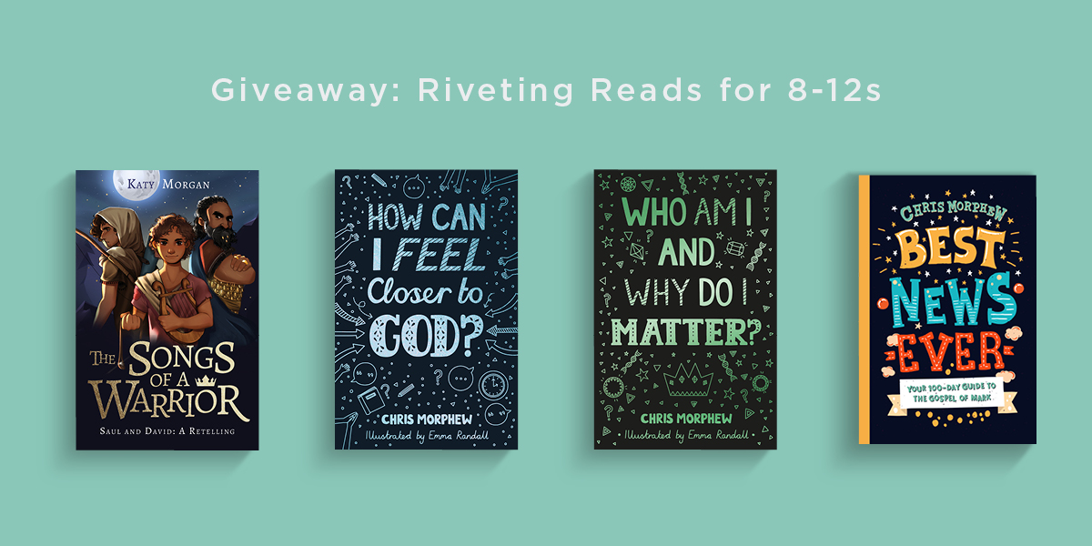 💫GIVEAWAY: LAST CALL💫

This month, enter to win the following riveting chapter books for 8-12s:

☀️The Songs of a Warrior
☀️How Can I Feel Closer to God?
☀️Who Am I and Why Do I Matter?
☀️Best News Ever

Enter by tomorrow: thegoodbook.com.au/giveaway <a href="/ChrisMorphew/">Chris Morphew</a>