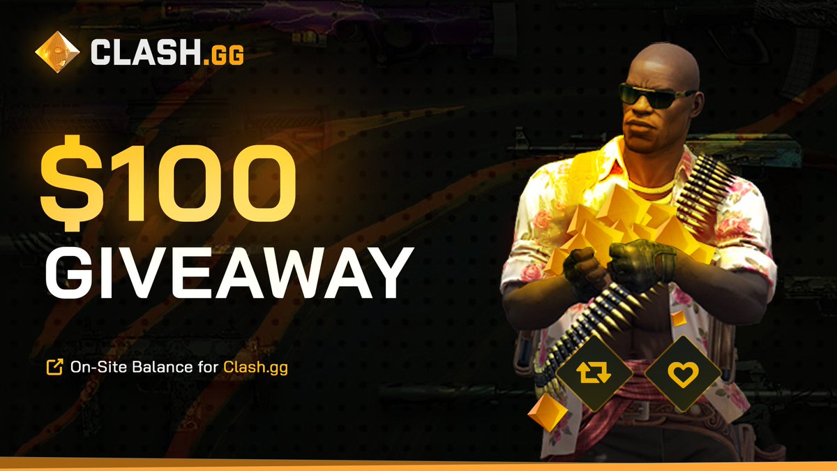 clashdotgg's tweet photo. $100 ON-SITE BALANCE GIVEAWAY!

Steps to join:

-Retweet
-Follow @clashdotgg
-Tag a friend

Visit us at https://t.co/UqGHCuET66

WINNER IN 24 HOURS! https://t.co/F2m8JhFugg