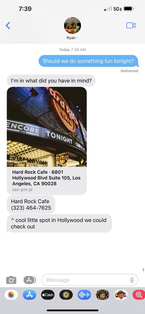 vderbs's tweet photo. One time RB and I got in a fight while traveling in Amsterdam because he desperately wanted to go to Hard Rock Cafe and I desperately wanted to go to a (very cute and local) cocktail bar. 

Now it’s a running bit in our lives lmao I love him so much for being this way https://t.co/C7FQQtIVDT