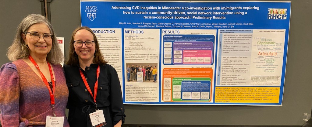RHCP - Rochester Healthy Community Partnership (@rhcpcares) on Twitter photo Enjoying our time at the #EPILifestyle23 <a href="/AHAScience/">AHA Science</a> <a href="/AHAMeetings/">AHAMeetings</a> presenting our #C2DREAM pilot research on addressing cardiovascular inequities in Minnesota. #healthequity
#RHCPCares Enjoying our time at the #EPILifestyle23 <a href="/AHAScience/">AHA Science</a> <a href="/AHAMeetings/">AHAMeetings</a> presenting our #C2DREAM pilot research on addressing cardiovascular inequities in Minnesota. #healthequity
#RHCPCares