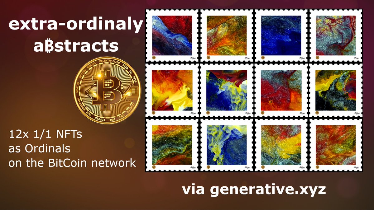 Dear friend,
thank you for stopping by 🤗

Read embedded thread please to learn about me (incl. photos!)♥️

For my art, check my LynkFire☝️
or scroll down🧵👇

Links:
▲●■foundation.app/@MonikasArt
💎superrare.com/monika
₿ generative.xyz/generative/100…
#Tezos objkt.com/collection/KT1…