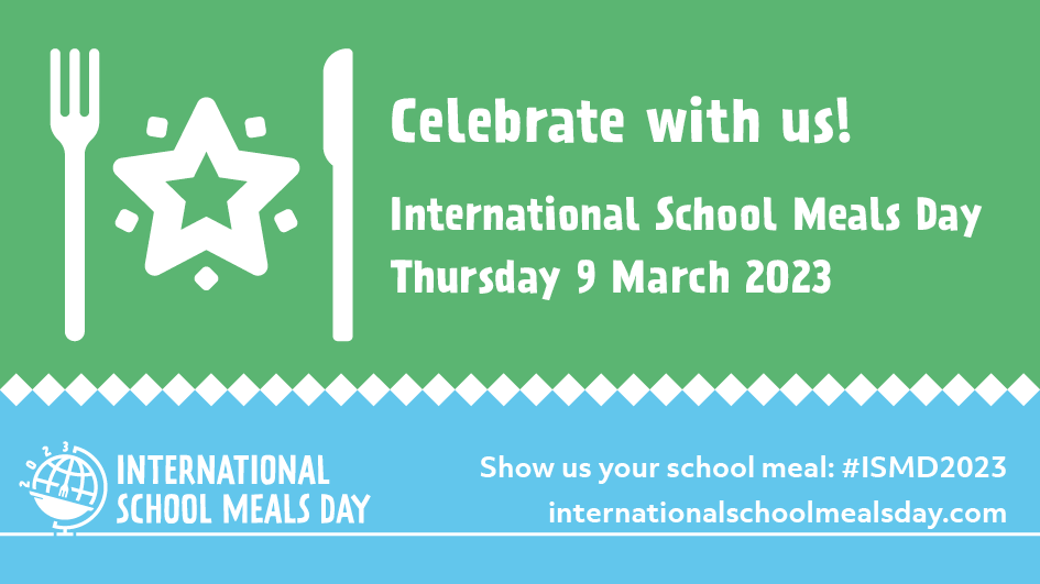 It’s International School Meals Day!

🍝 No child should go hungry.

School food can be a very important safety net for children living in households affected by #foodinsecurity. Good #nutrition is essential for learning 📚 #ISMD2023 #FSM