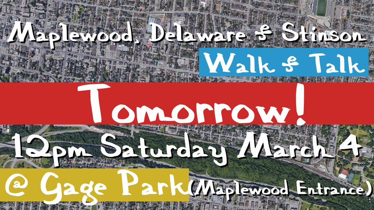 Triple Neighbourhood Walk & Talk is tomorrow at noon.

Meet at the Maplewood Avenue Entrance of Gage Park.

Route is approximately 2.5km to Carter Park, and 2.5km back to Gage Park. Come and go as you please.

#HamOnt #OurWard3