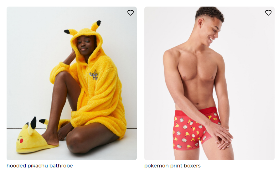 PKMN Style on X: Undiz brand Pokémon adult underwear and pajamas