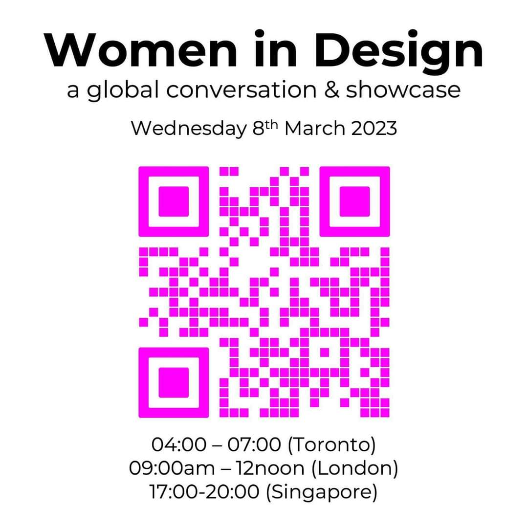 Dear friends and colleagues, join Women in Design, the event where creative women from all over the world will celebrate International Women’s Day discussing their work with our very own <a href="/emmaSPINNA/">Emma Dick</a> <a href="/MiddlesexUni/">Middlesex University</a> .  All welcome #IWD2023 #EmbraceEquity #MiddlesexUniversity