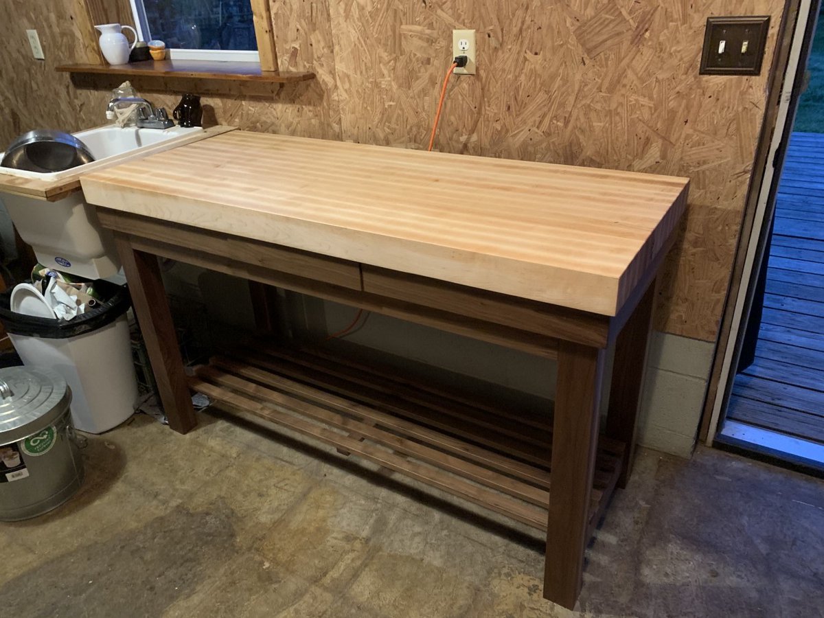 McClureBlock's tweet photo. Butcher Block handcrafted kitchen Islands made in Michigan using locally harvested hard woods see more at https://t.co/VH88BcY21e https://t.co/31oa7FigFB