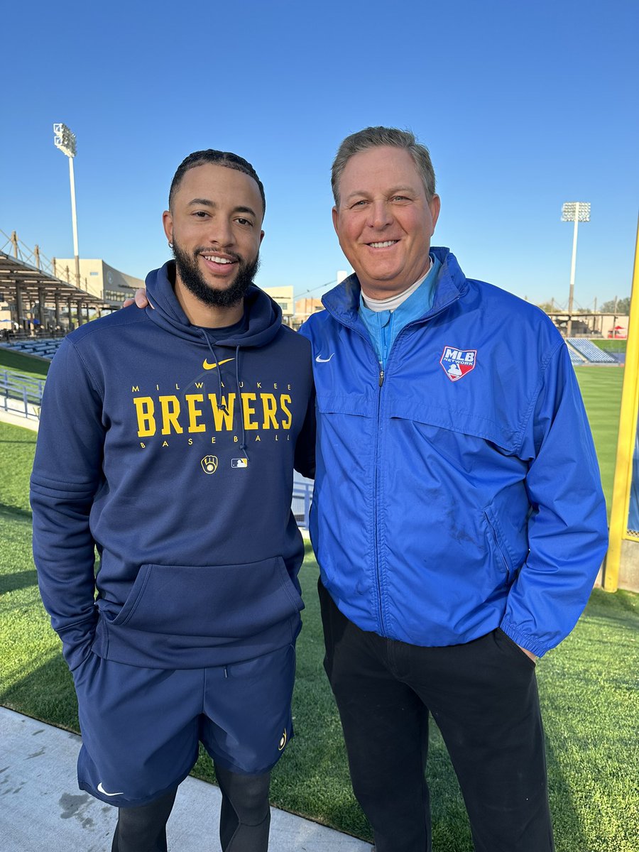 Mike Vassallo (@mikevassallo13) on Twitter photo #Brewers closer <a href="/DTrainn_23/">Devin Williams</a> along with all-time franchise saves leader <a href="/Plesac19/">Dan Plesac</a>.
<a href="/MLBNetwork/">MLB Network</a> in camp today! ⚾️📺 #Brewers closer <a href="/DTrainn_23/">Devin Williams</a> along with all-time franchise saves leader <a href="/Plesac19/">Dan Plesac</a>.
<a href="/MLBNetwork/">MLB Network</a> in camp today! ⚾️📺
