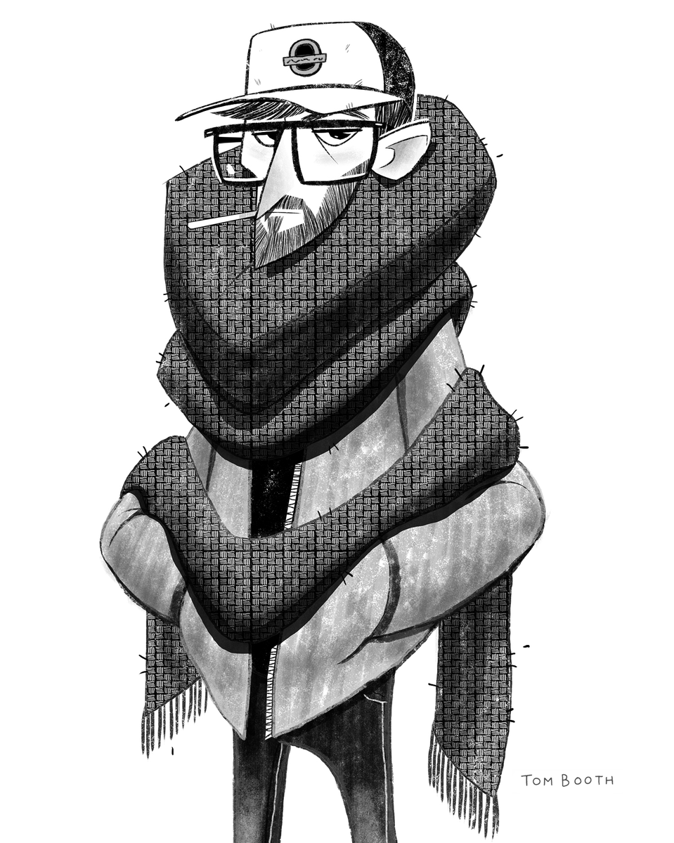 「Another oldie cuz it's coldie. 」|Tom Boothのイラスト