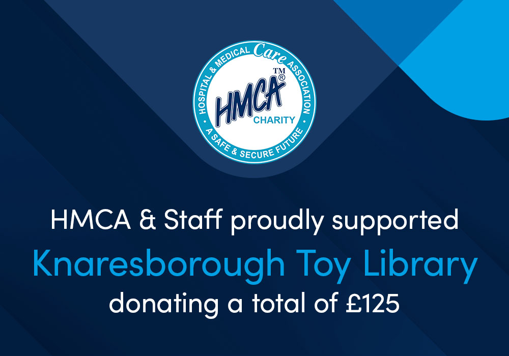 Through staff fundraising, HMCA raised and donated £125 to Knaresborough Toy Library.