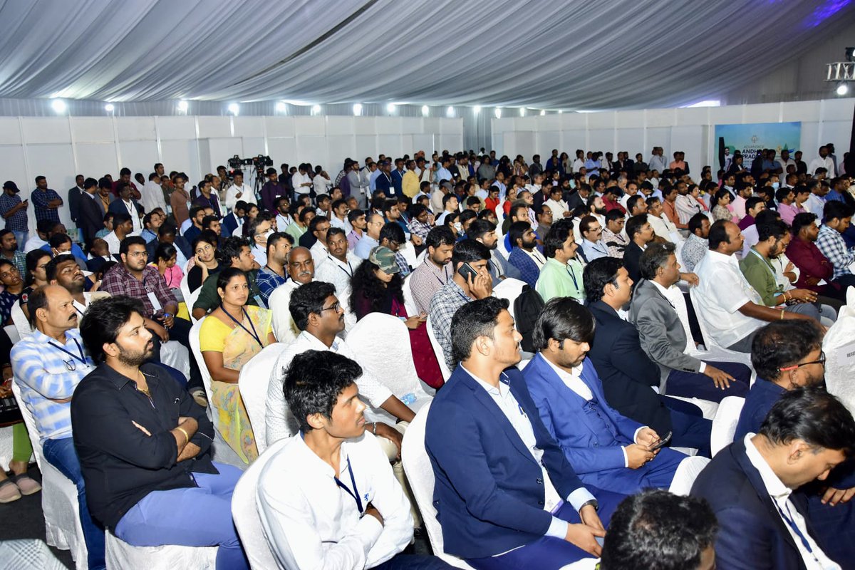 Sri_City's tweet image. Addressing delegates during a panel discussion on &apos;Industrial &amp;amp; Logistics Infrastructure&apos; at the #APGlobalInvestorsSummit2023, our MD spoke on the @PMGATISHAKTI initiative  &amp;amp; the #EoDB initiatives by the GoAP, that can transform AP into a logistics hub &amp;amp; gateway to S.E. Asia.