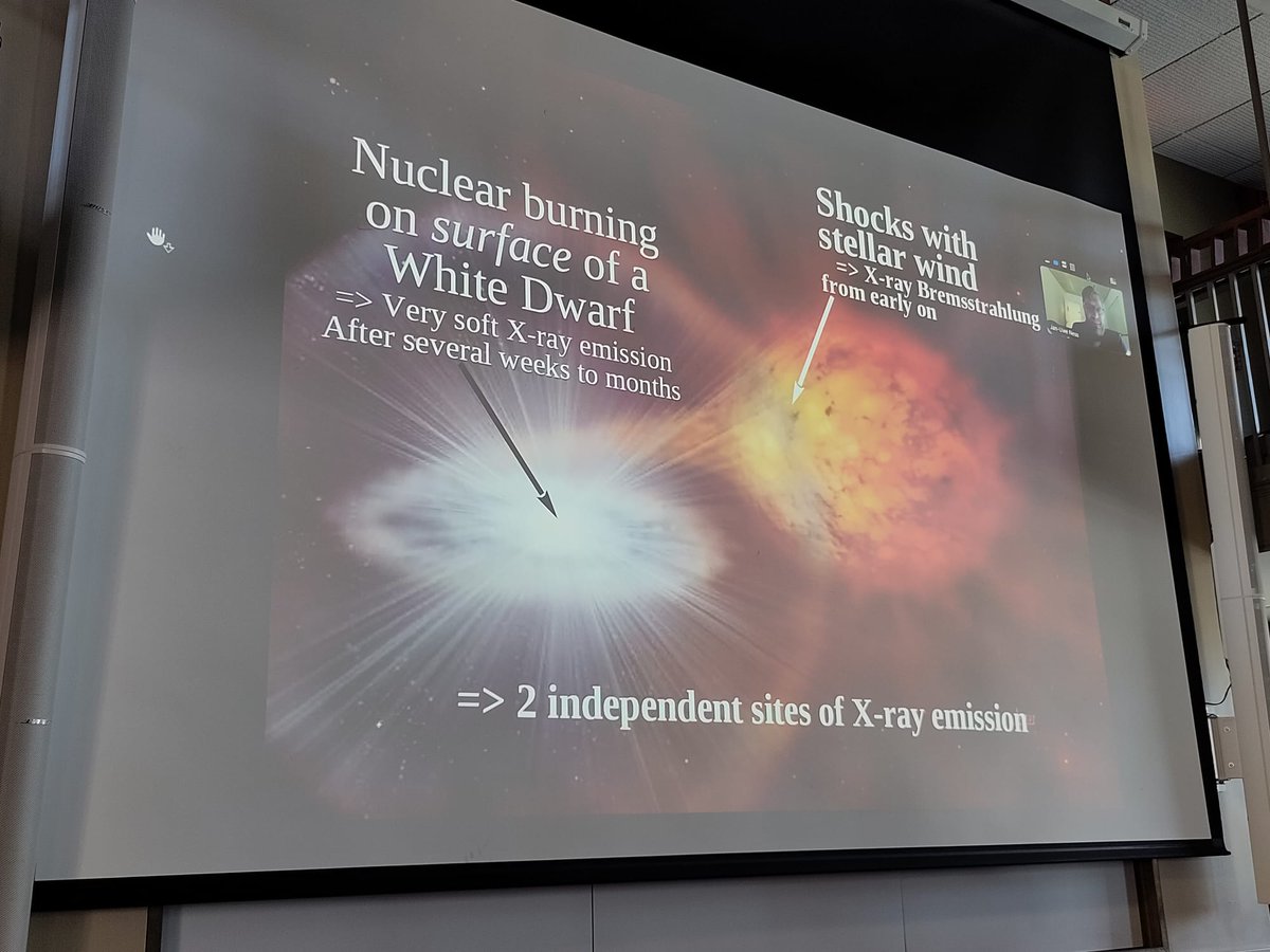 LEMXray's tweet photo. Closing the #stellar session of #LEMsci2023, Jan-Uwe Ness and Santi Ubach talk about #deadstars: observing #nova and #blackhole #Xraybinaries in our Galaxy and other #galaxies with #LEMXray! https://t.co/fSNhgA32ai