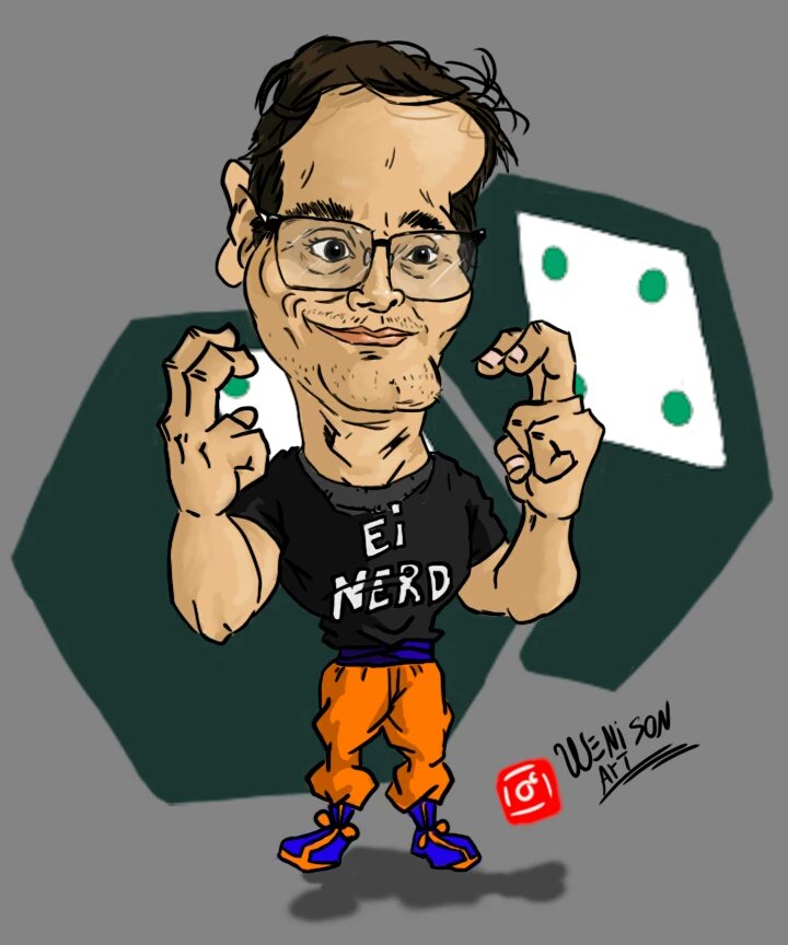 WenisonArt's tweet image. Ei nerd tranks peter aqui! 
Caricatura do peter do canl ei nerd

Encomendas no instagram 👉@wenisonart 
#peterjordan #einerd #caricaturas
