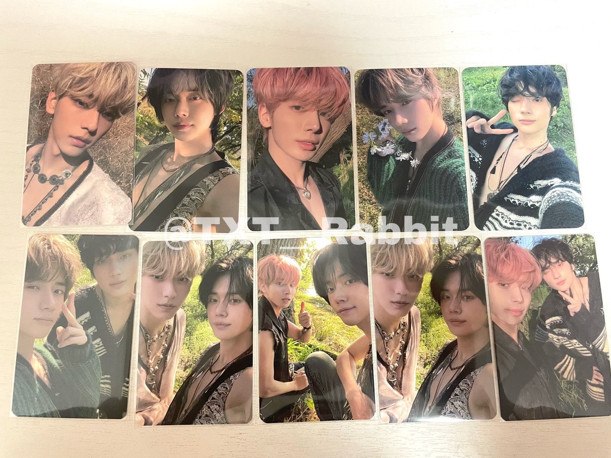 ynnzzn's tweet photo. — [♡] ; successful comeback &amp; 4th txt anniv giveaway ! <3 

꒰ mechanics : ꒱
mbf 
rt &amp; like this tweet ! 
reply tags <3

꒰ prizes : ꒱
(1) unit lucky draw pc
(1) unsealed album

see thread for more info ! https://t.co/QtnG4w0ryf