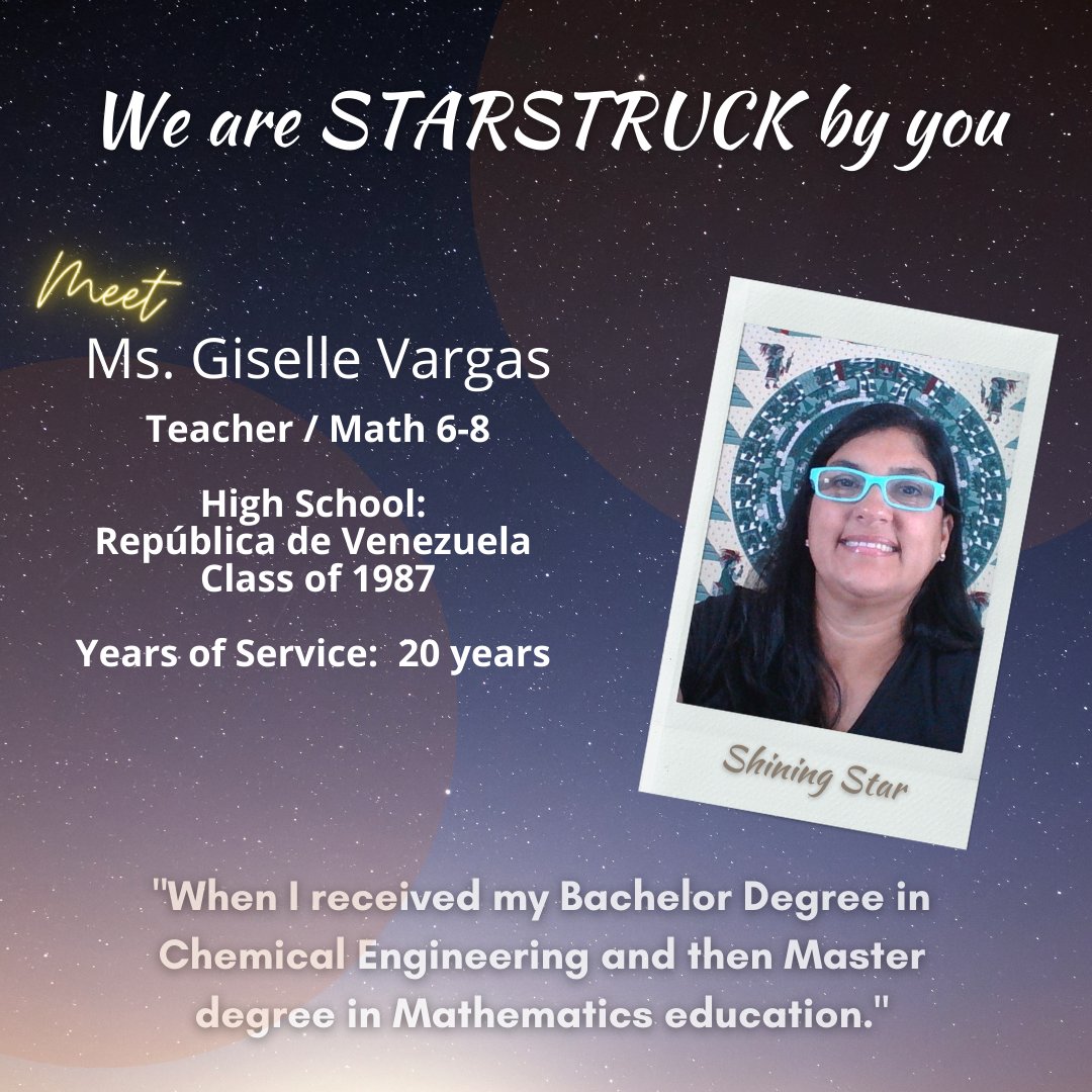 The School District recognized this week, February 27 – March 3, as Public Schools Week! We’re Starstruck by Ms. Vargas! <a href="/pbcsd/">The School District of Palm Beach County</a> <a href="/sdpbc_lindsay/">Lindsay Ingersoll</a>  #StarstruckPBC #ShiningStarPBC