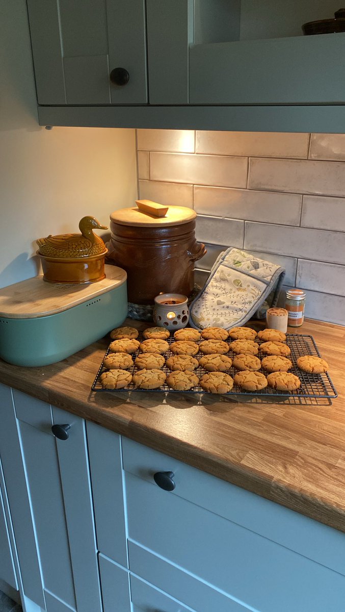 Pauline06257671's tweet photo. Friday baking - ginger Fairings for my grandchildren. #Homemade #baking #gingerbiscuits #FridayAfternoon #CosyKitchen https://t.co/5XQb1UF07t