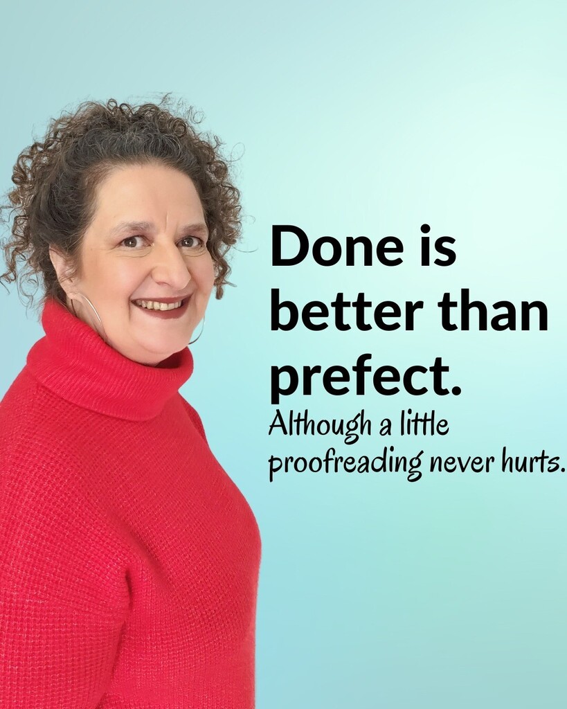 Done is better than perfect. 

I'm not suggesting you be sloppy or careless but there is such a thing as "good enough".

This is particularly true of video. You can practice and edit and use crazy filters to make your videos rival an Oscar-winning travel… instagr.am/p/CpVRAIkMBTf/