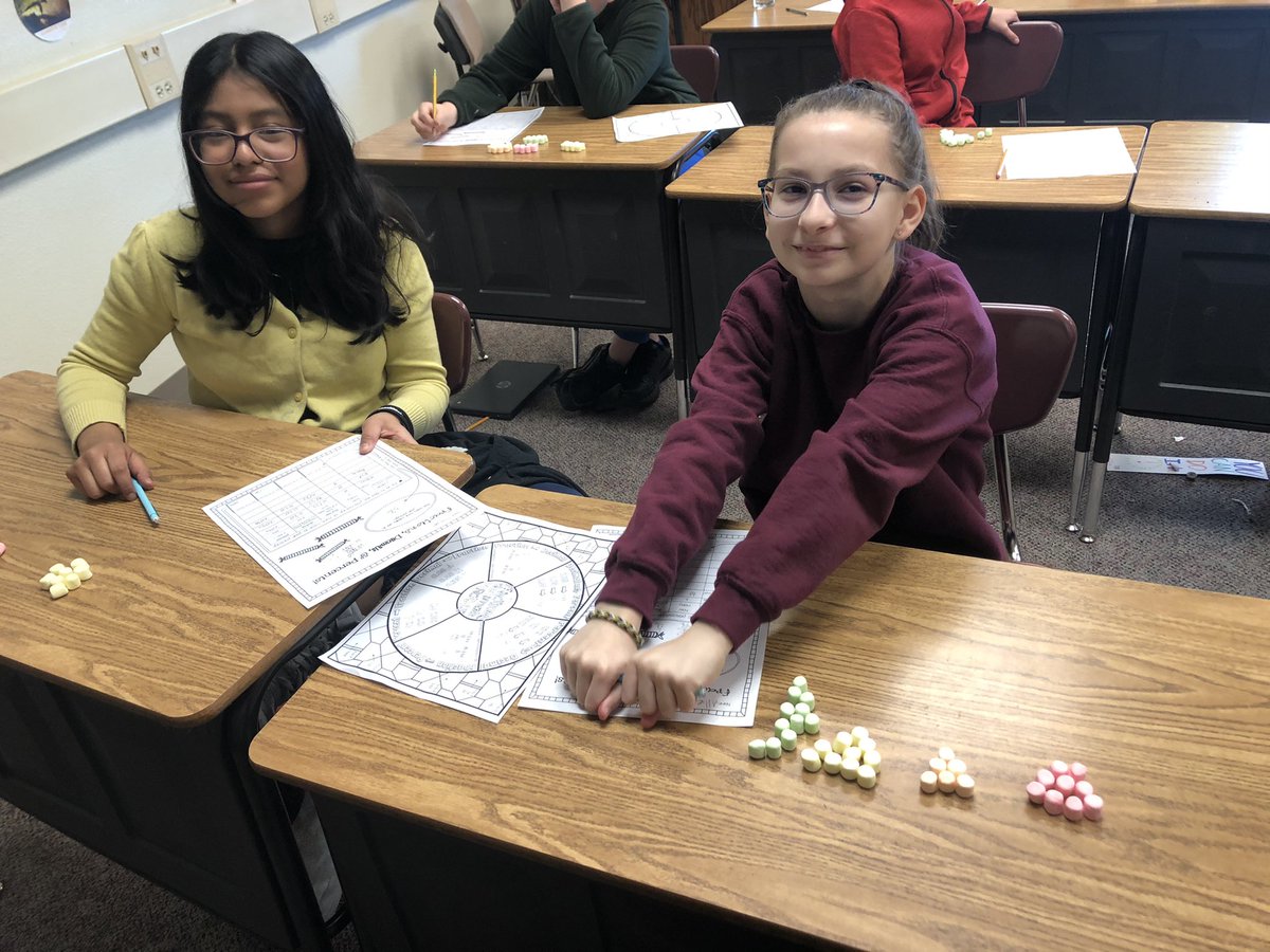 BaberClass's tweet photo. Math class is always better when food is involved! https://t.co/l9QWDSNQ1K