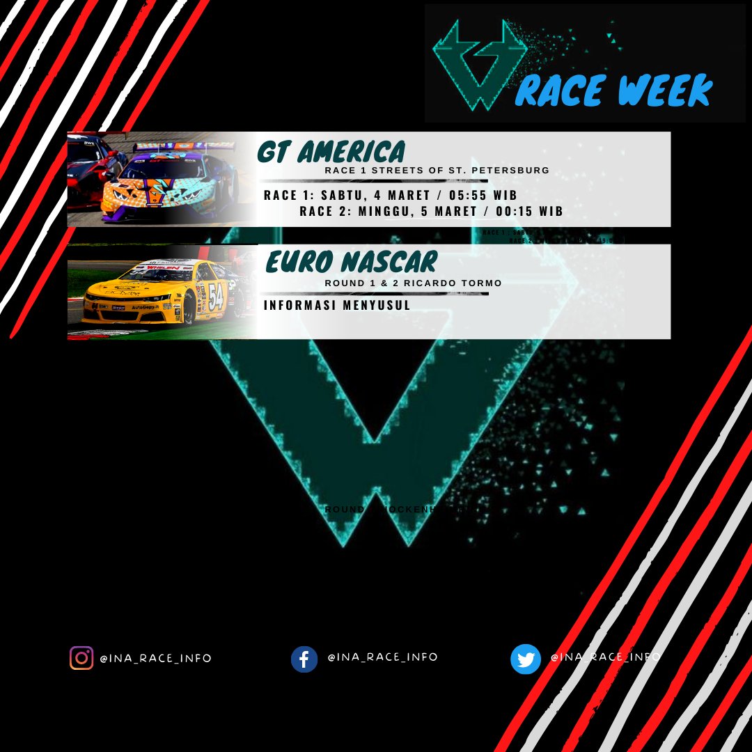 InaRaceInfo1's tweet photo. Ina race Info Is Back!!!

Cek ALT untuk informasi tempat nonton balap

#f1 #bahraingp #f1indonesia #wsbk #mandalika #nascar #indycar #indycarseries #gtamerica #euronascar https://t.co/4DiHMeJTkF