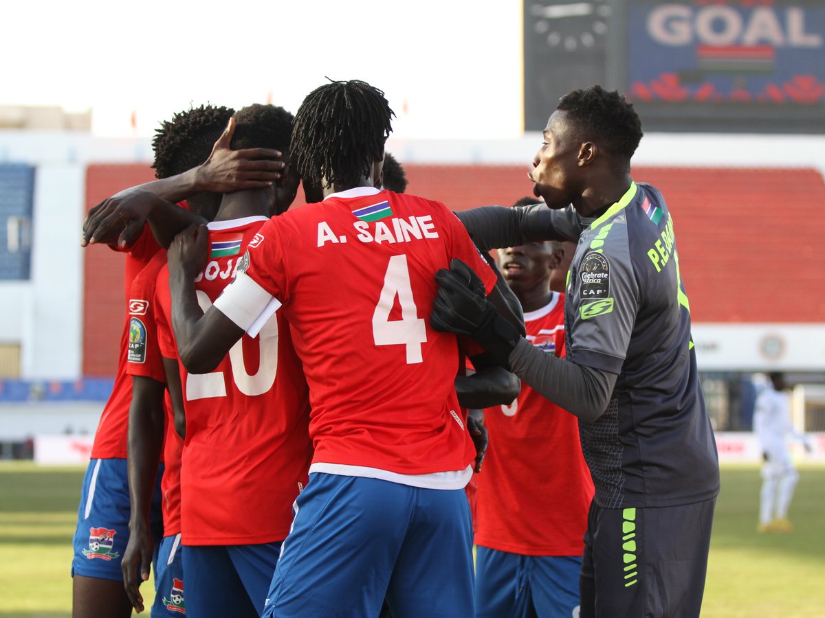 Adam_Zmudzinski's tweet photo. Koniec pięknego snu 🇸🇸Sudanu Południowego.

Reprezentacja najmłodszego kraju na świecie została rozjechana przez 🇬🇲Gambię w ćwierćfinale Pucharu Narodów Afryki U20. Tym samym 🇬🇲 zapewniła sobie awans na MŚ U-20.

Wynik końcowy:
🇬🇲 5:0 🇸🇸

#TotalEnergiesAFCONU20 #GAMSSD https://t.co/a3EELi7BJn