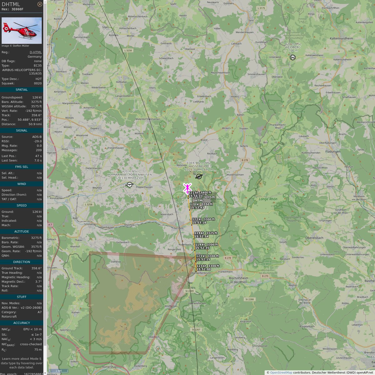 AKoeppern's tweet image. #PlaneAlert ICAO: #3E060F Tail: #DHTML #Squawk: #0020
Aircraft: 
2023/03/03 16:52:57

globe.adsbexchange.com/?icao=3E060F&amp;amp;s…