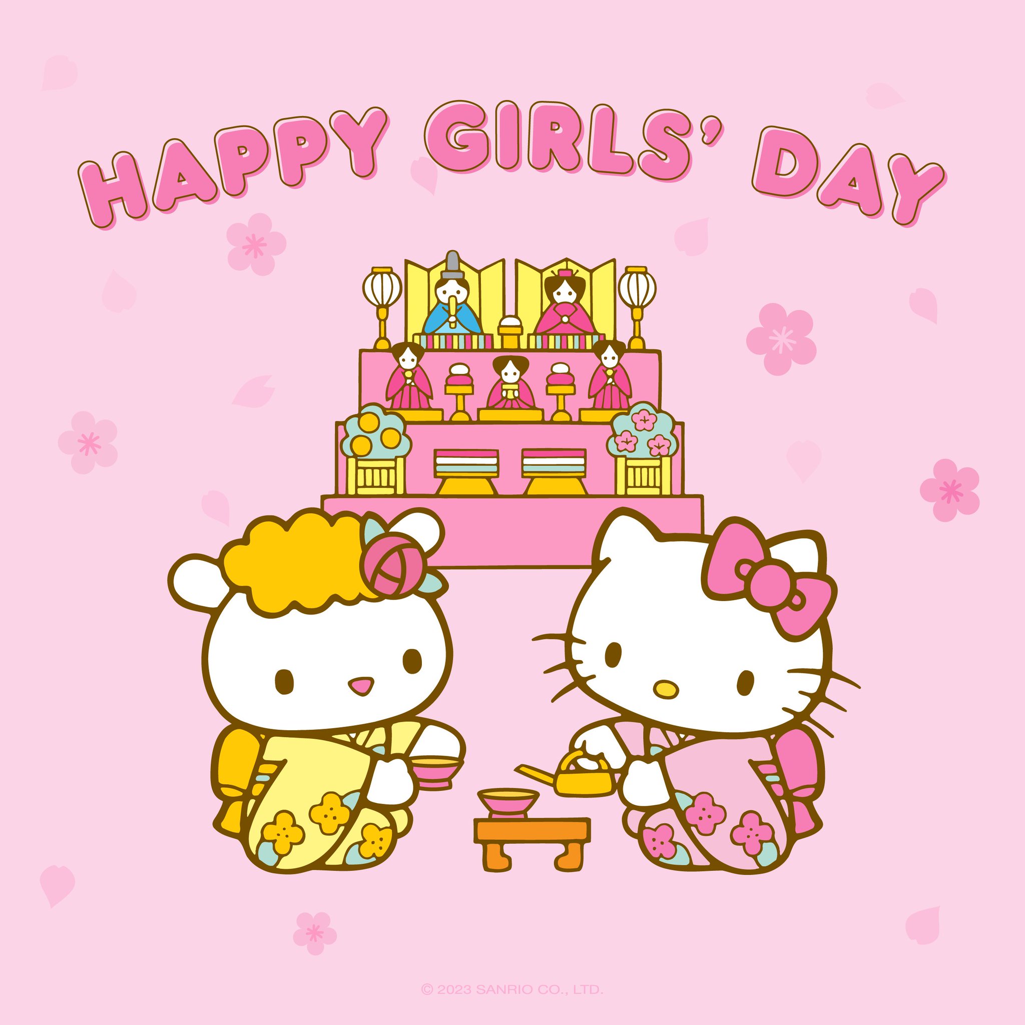 Hello Kitty on Twitter "Today is GirlsDay! 🌸 The Japanese Doll