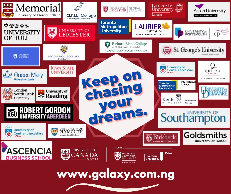 UniprepGalaxy's tweet photo. We can make your dream of studying abroad a reality. We have partner schools scattered all over the world, so be sure to get into the best of the best.

Galaxy Uniprep Centre has got you covered.
#studyabroad  #studyineurope #studyincanada  #japa #lagos #Students https://t.co/CfO0g6ZhyC