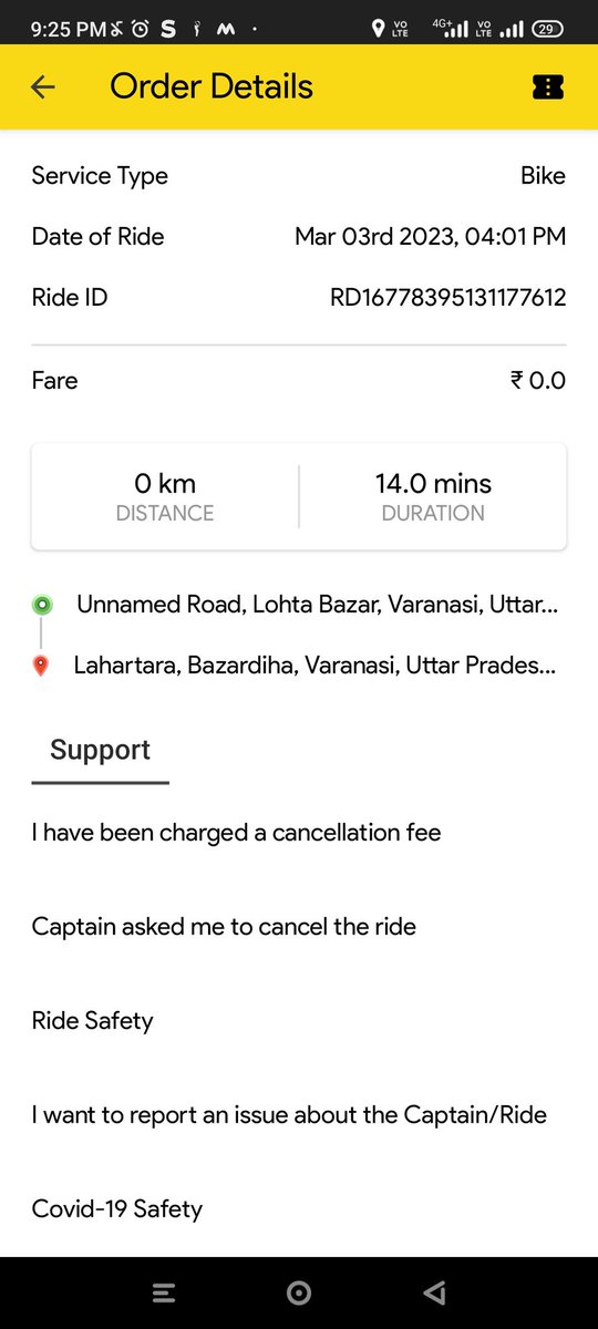 mr_moizrock's tweet photo. @rapidobikeapp  This Rapido Caption scam to me firstly I'll book rapido to distance  to 6 km and after that he took offline booking and wanted to 1000 ruppes and I have to pay coz I am in public place this is how @rapidobikeapp work this is how your service plz take action plz https://t.co/o65duH1Srd