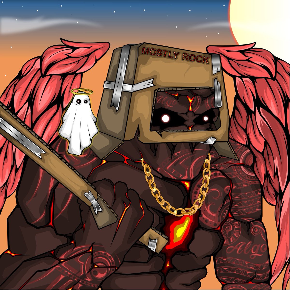 🦩🗿TWITTER AUCTION🗿🦩
Special Collaboration 
<a href="/AlgolemNFTs/">golem.basic</a> x <a href="/yieldling/">mngo</a>
 
Start bid: 1A
Min. Increment: 10A
No snipe 
⏰ End in 24 hours!
100% sales for 🇹🇷

Lets ROCK! 🤘🏻🗿

#Algorand #AlgorandNFTs #AlgoNFTs #Algo #algonft #Auction #algofam
Comment for bid 👇🏻